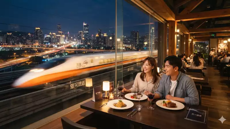 銀河鐵道望景餐廳高鐵景觀用餐體驗